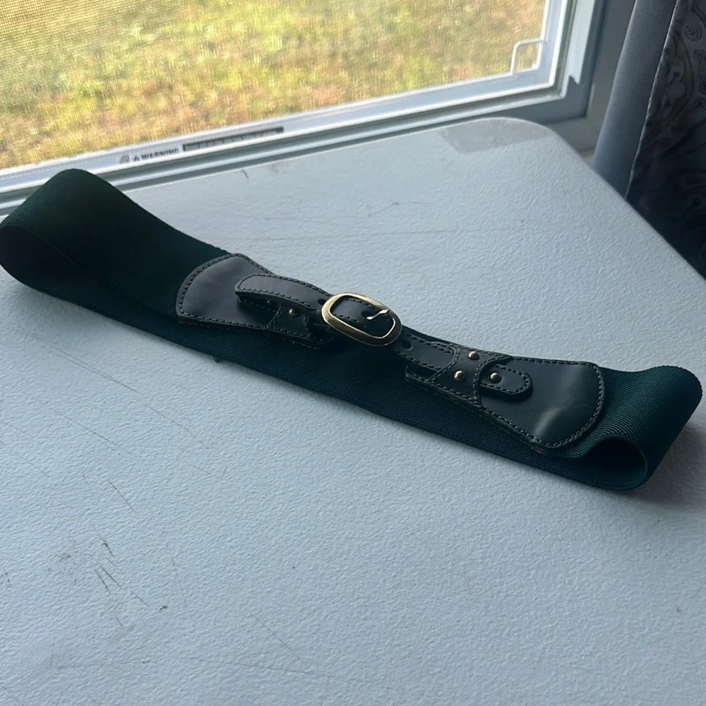 Green Leather Men's Bag